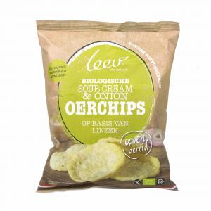 Organic crisps sour cream & onion glutenfree 